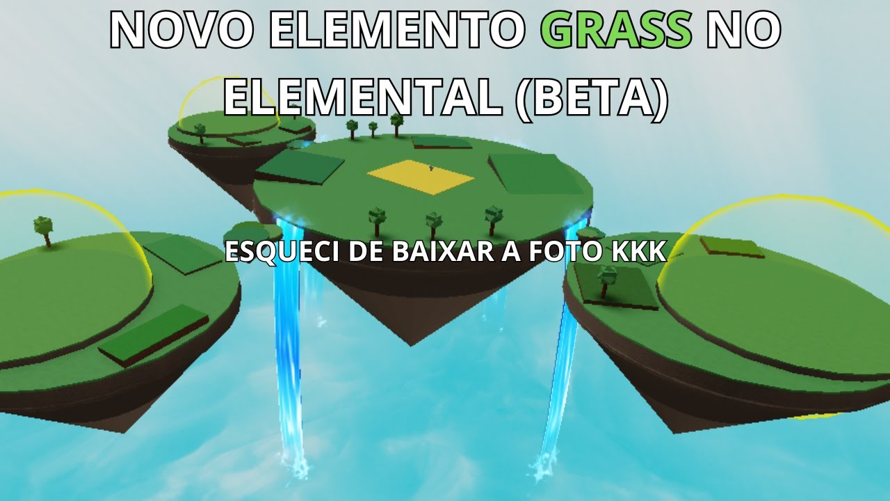 NOVO UPDATE E VEIO UM ELEMENTO NOVO NO ELEMENTAL (BETA) - meu jogo do roblox :)