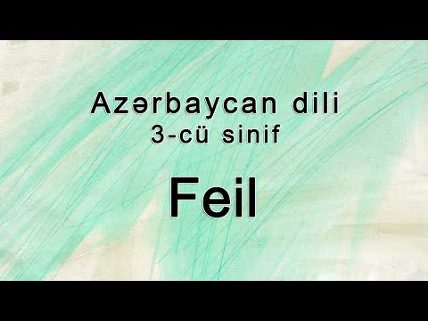 Azərbaycan dili - Feil