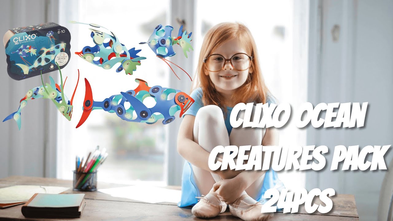 Clixo Ocean Creatures Pack 24pcs