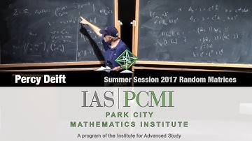 Percy Deift (3.2) Riemann-Hilbert problems, part 3.2