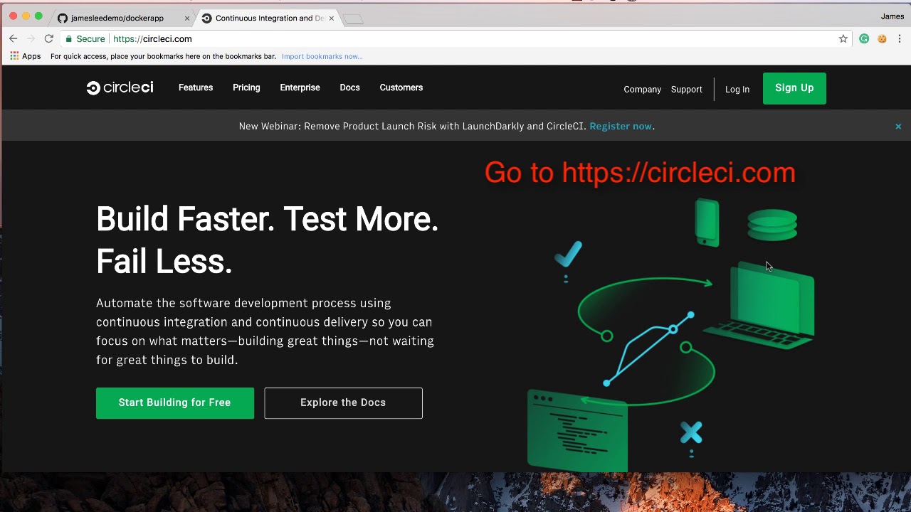 35 Link CircleCI with Github account for setting up a CI workflow - YouTube