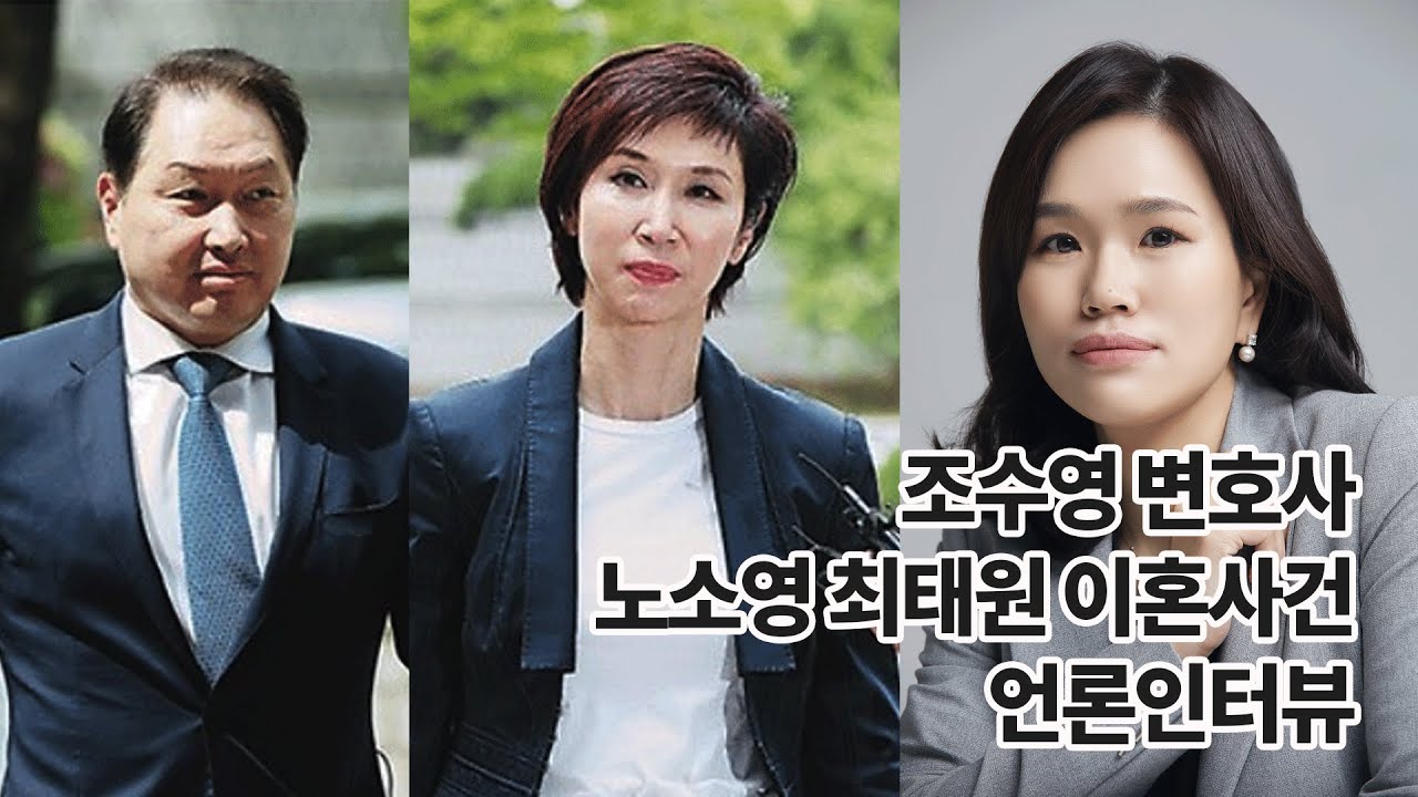 조수영 변호사 최태원 노소영 이혼사건 언론 인터뷰