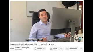 A digitalização com OCR é inútil? Acodis - Versão Português.