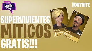 2 Supervivientes Míticos Gratis Fortnite Salvar El Mundo Guia Español