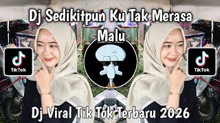 DJ SEDIKITPUN KU TAK MERASA MALU || DJ JOMBLO HAPPY SLOW BASS VIRAL TIKTOK  TERBARU 2026