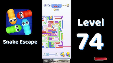 Snake Escape Level 74 Walkthrough 🐍 | Calm Puzzle Escape Game | SolutionGuruji