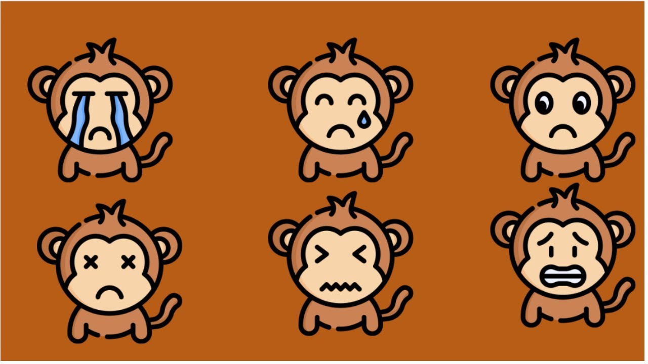 Monkey Feelings Song for Kids Happy, sad, angry, hungry,  | Book 1, Unit 8, Part 2- Witty Bunch