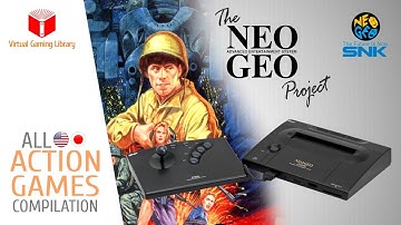 All NeoGeo AES Action Games Compilation - Home Console Version - Every Game (US/JP)