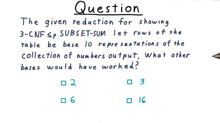 Other Bases Quiz - Georgia Tech - Computability, Complexity, Theory: Complexity