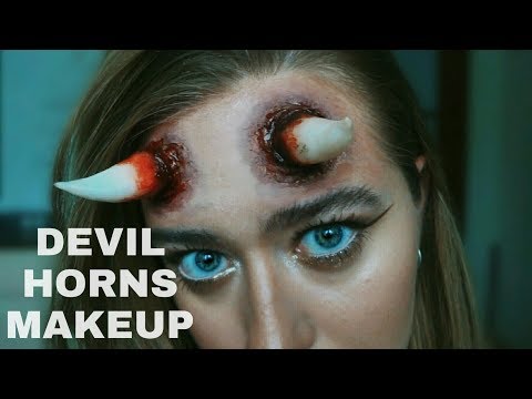 (HALLOWEEN) ГРИМ: РОГА ДЬЯВОЛА / DEVIL HORNS MAKEUP