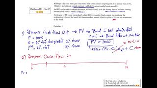 SOA Exam FM Question 47 | An Annual Effective Rate of Reinvestment from Coupon Bond #ภาษาไทย