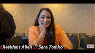 Sara Tomko 'Resident Alien' Season 4 Interview #residentalien #saratomko #sdcc