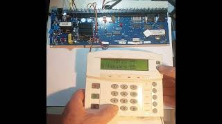 how to update date and time hills reliance alarm NX-148E keypad