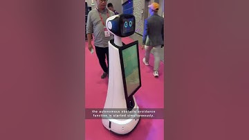 The Reception Intelligent Robot:Automatic Obstacle Avoidance#robot #robotics