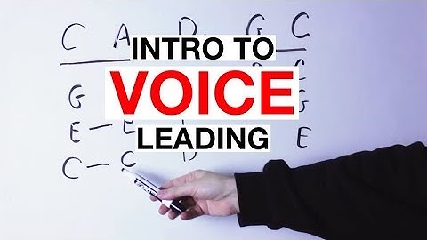 Understanding Chord Progressions: A Simple Intro To VOICE LEADING