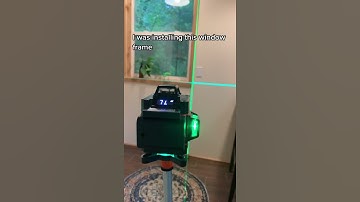 Using laser levels saves so much time #shorts #construction #tools