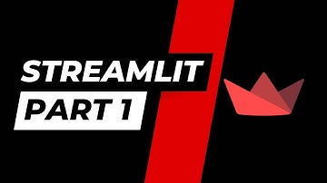Introduction To Streamlit. What is Streamlit? Streamlit introduction Part 1
