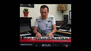 Fusion Jazz Piano Solo #music #jazz #jazzpiano #electronic #groove #nordelectro #jazzfusion  #nord