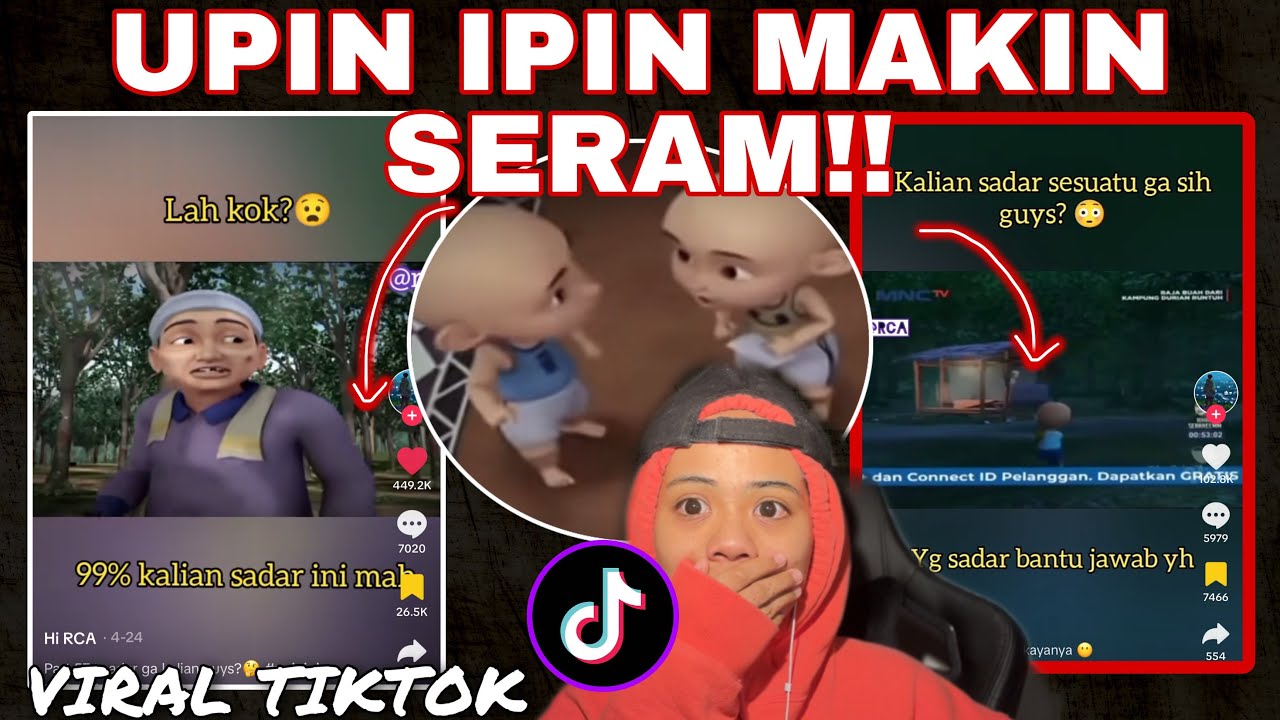 VIRAL TIKTOK MISTERI UPIN IPIN PALING SERAM 😭 ADA HANTU KE!! TOLONG CARI WEH‼️