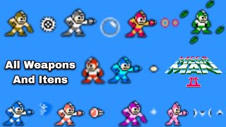Megaman 2 - All Weapons & Itens Mega Man 2 All Weapons Password