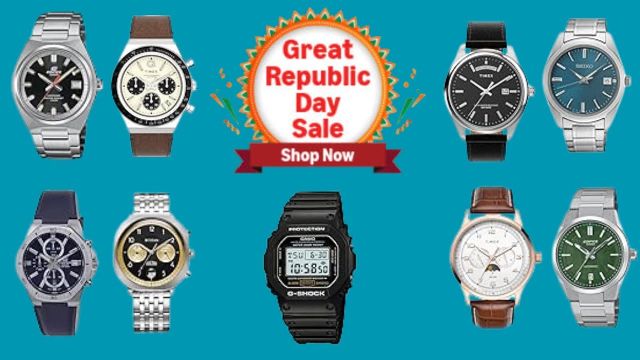 TOP 25 BEST Watch offers AMAZON GREAT REPUBLIC DAY SALE!! Casio, Timex, Titan, G-Shock, Seiko