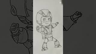 🤖👾🤖 Drawing Robot Boy From Vir The Robot Boy Cartoon Series #art #virtherobotboy #vir