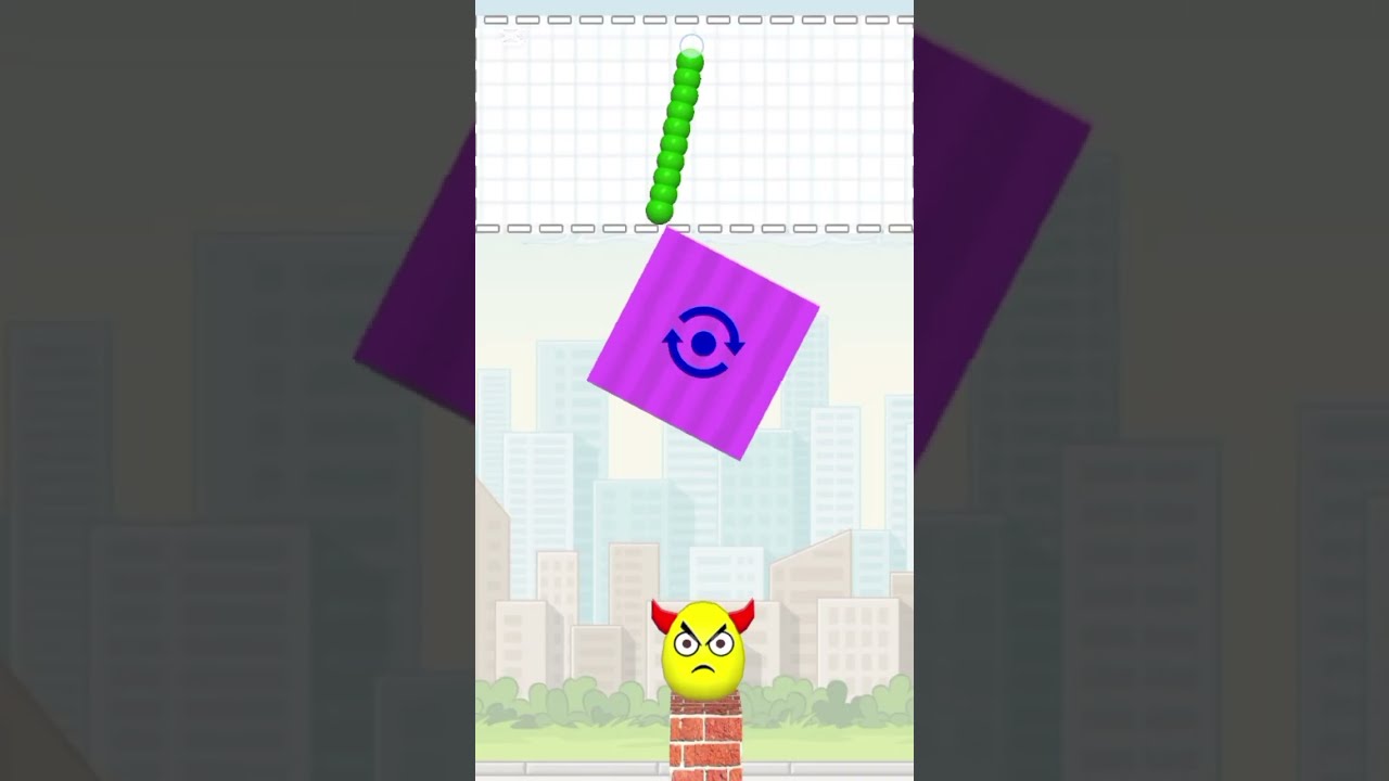 Draw to smash logic puzzle game level 127 #gaming #drawshorts