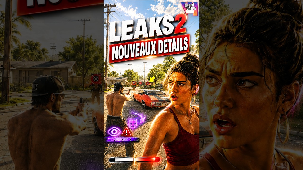 Encore Des NOUVEAUX LEAKS pour GTA 6 🚨 !! GAMEPLAY INQUIÉTANT (Analyse Complète)