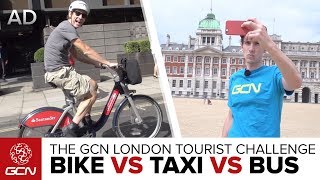 The GCN London Tourist Challenge - Bike Vs Taxi Vs Bus