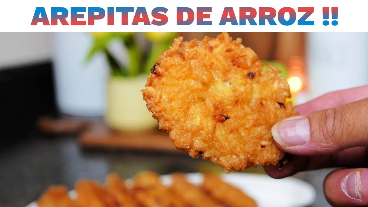 SI TE SOBRA ARROZ NO LO TIRES, podrás hacer estas arepitas de arroz