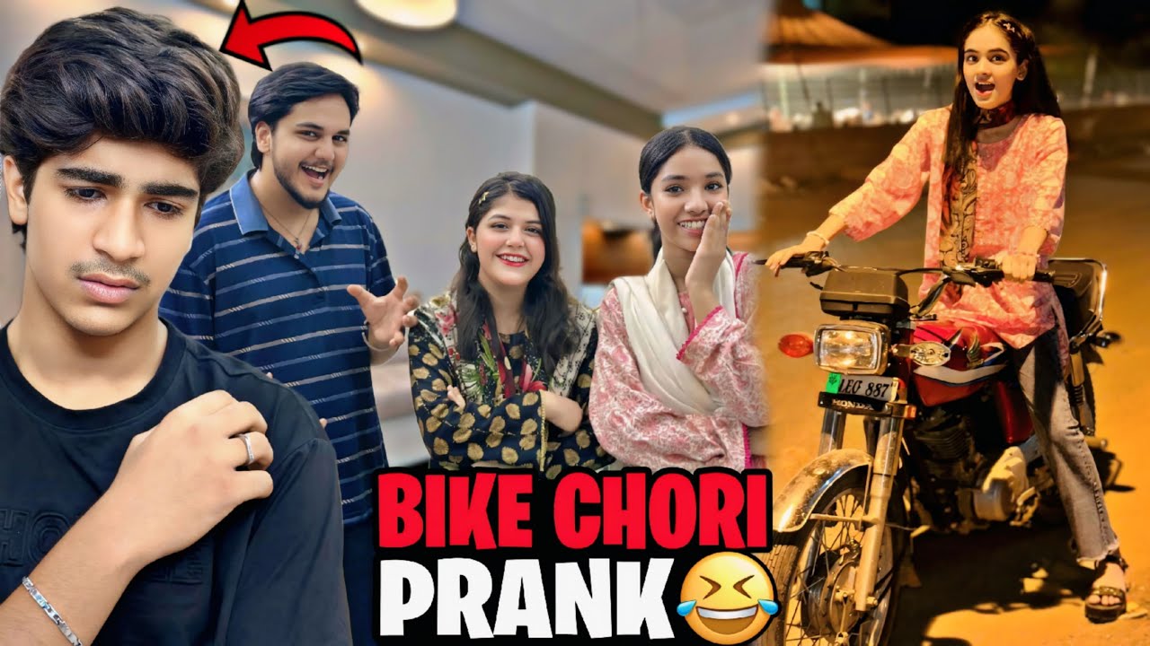 ABUBAKAR KI BIKE CHORI // ALISHA PRANK ON ABUBAKAR