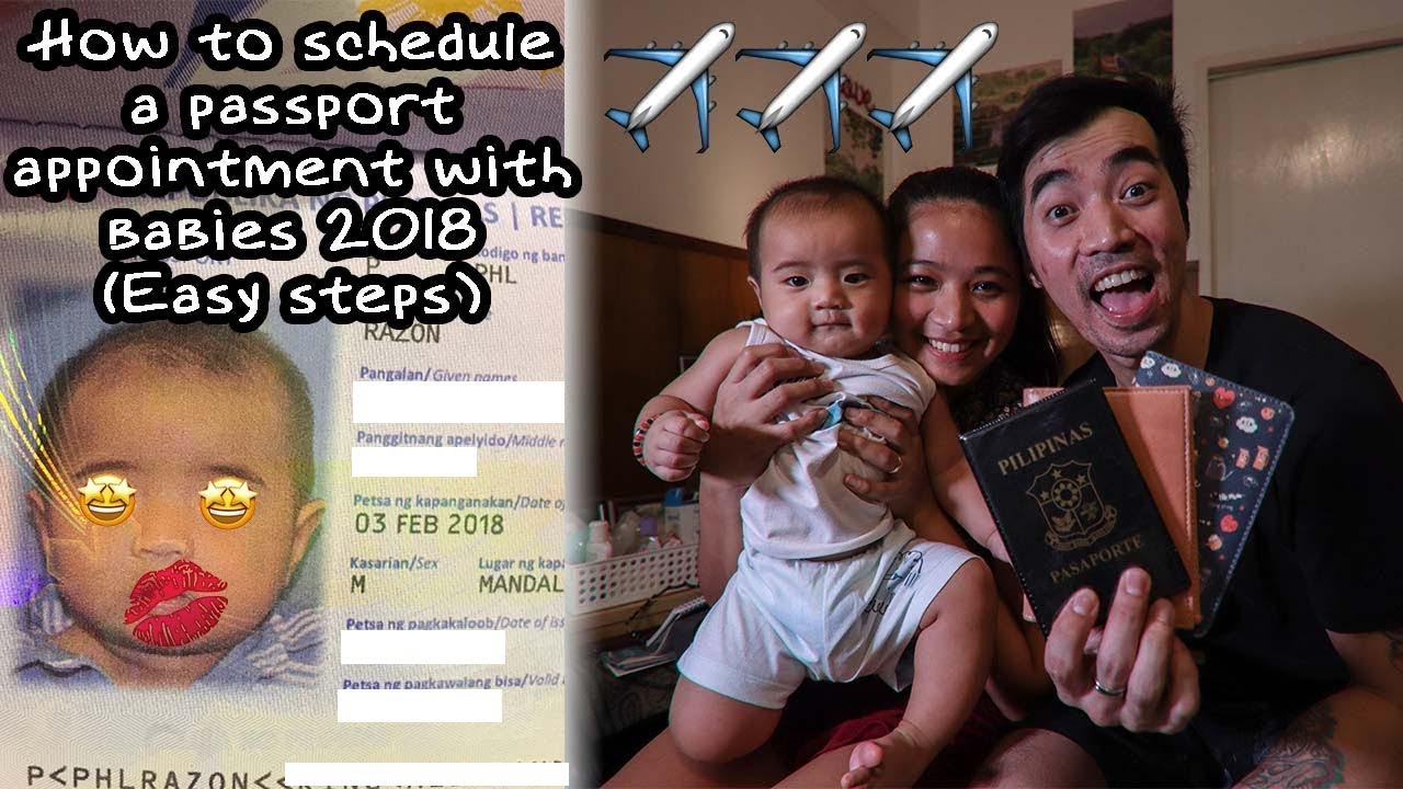DFA PASSPORT APPOINTMENT (WITH A BABY) TIPS (How to Apply) YouTube