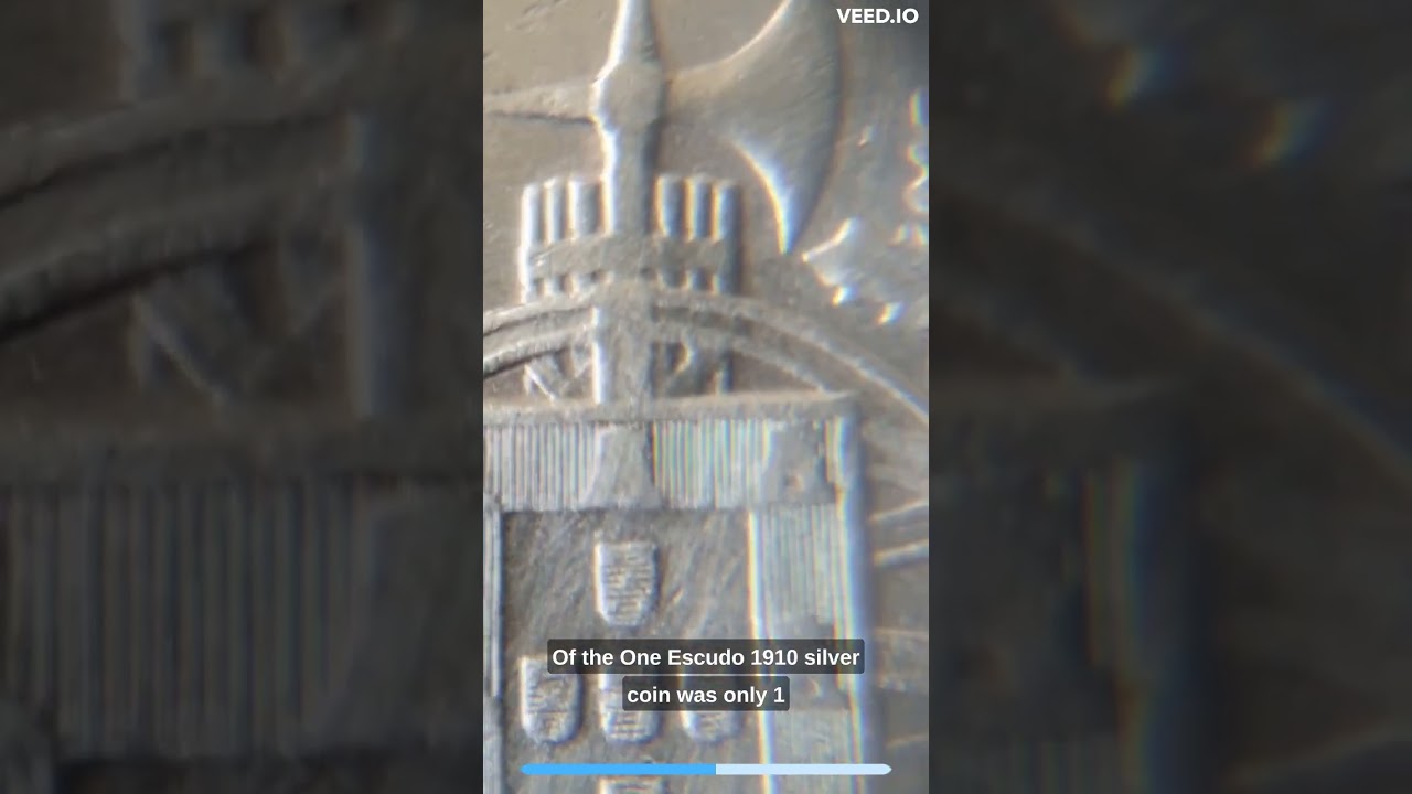 1 Escudos 1910 - A Must Have Portuguese Silver Coin!