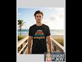 Florida Sunset Surf Graphic Tee Featuring Palm Trees And Keep Calm And Surf All Day Unisex