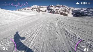 Face de Bellevarde, Olympic run - Val d'isere most Difficult piste