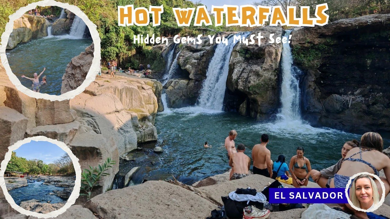 Exploring Hot Waterfalls in Atiquizaya With My Cousin Who is Visiting El Salvador. 