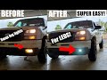 How To Swap Your Fog Lights For LED Cubes! Super Easy!