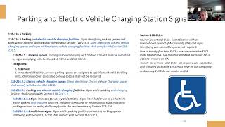 BlueDAG Accessibility Minute: CBC Amendments Chapter 11B - Parking and EV Charging Station Signs