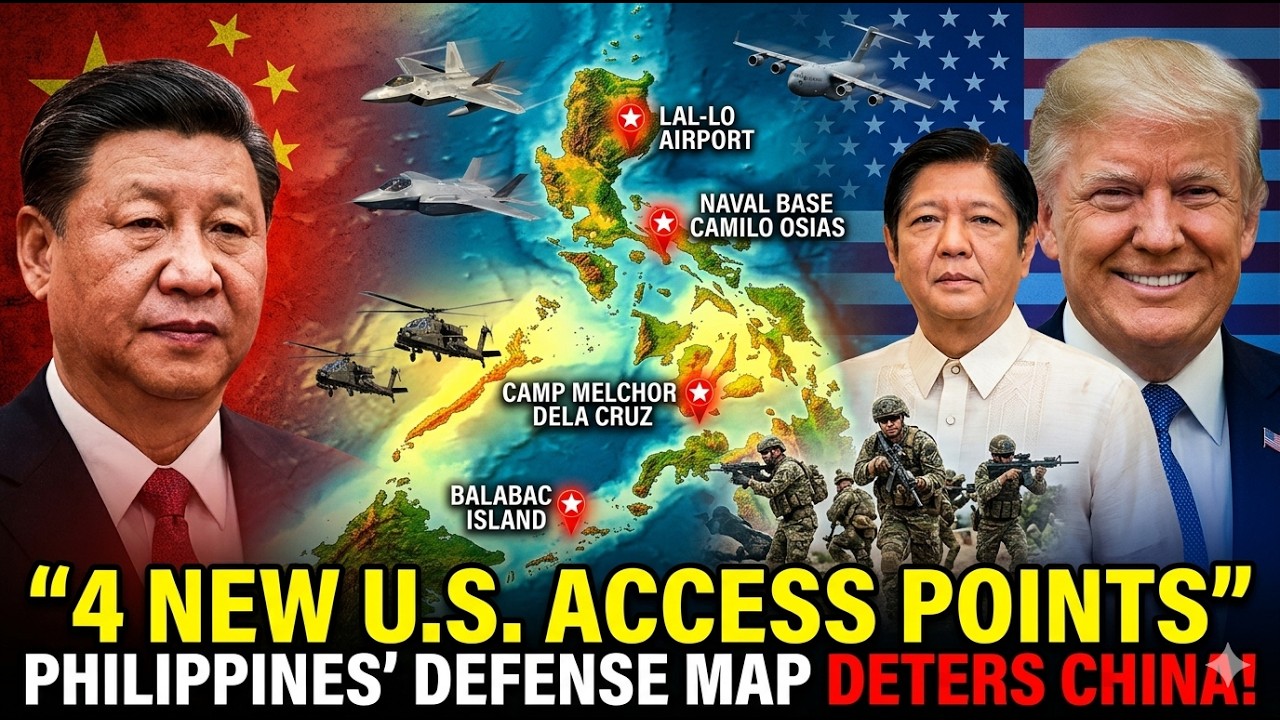 4 New U.S. Military Bases Established in the Philippines to Counter ...