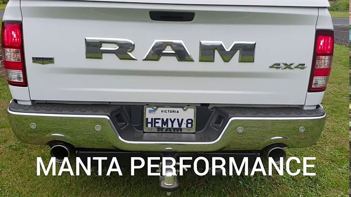 Ram 1500 Manta Performance Exhaust System -Full Extractor Back Twin 3in Exhaust System