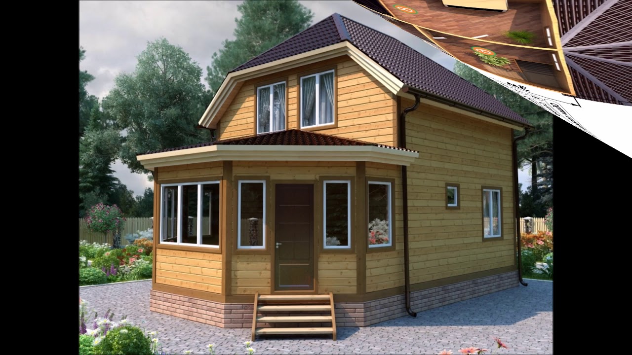 Канадская изба строительство домов - 96 фото