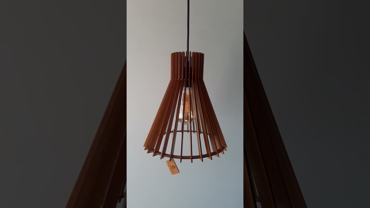 Laser Cut Lamp Project - SVG, DXF Files - VLP0121LX