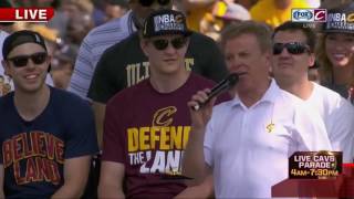 Timofey Mozgov Speech  Cavaliers Championship Parade  June 22, 2016  NBA Finals