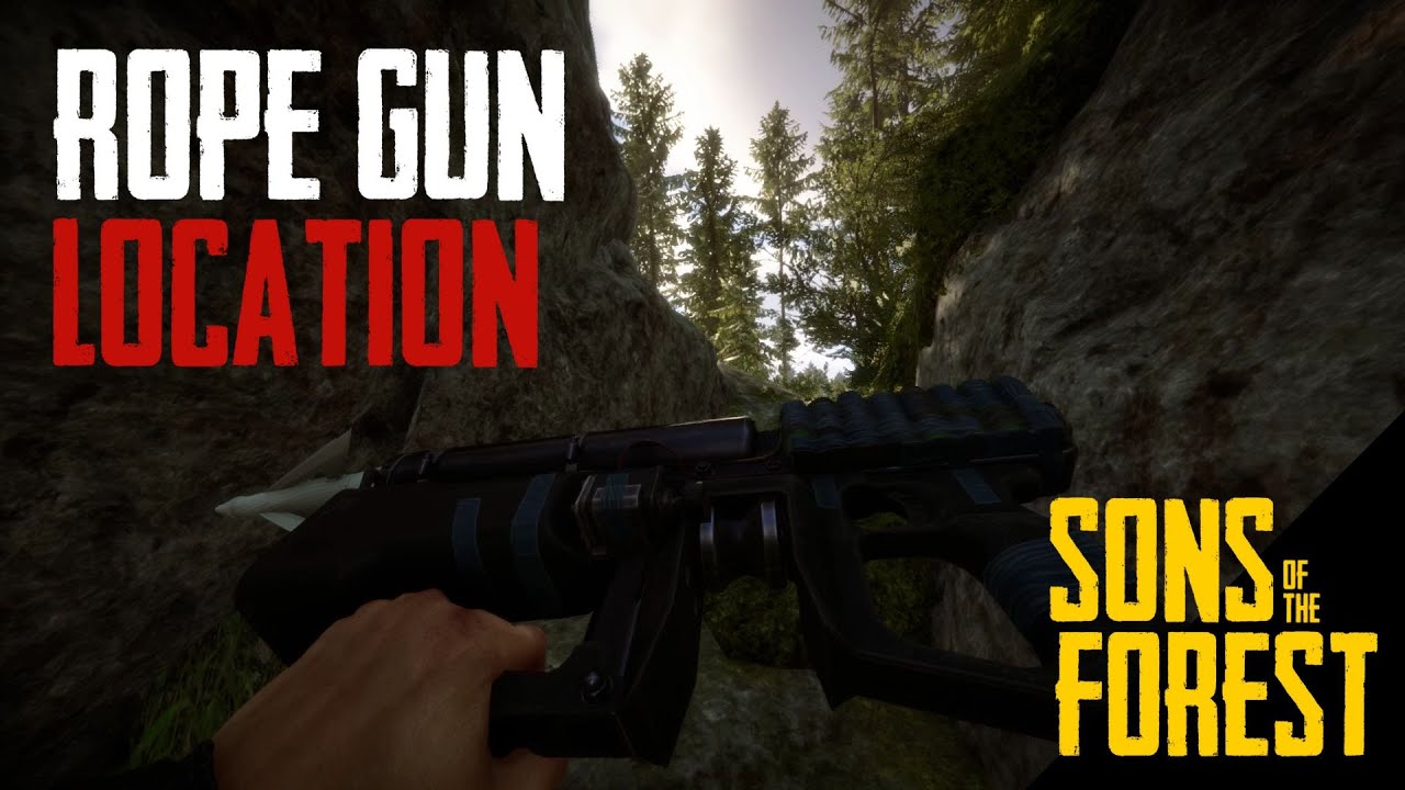 How To Get The ROPE GUN (Without Clearing All Mutants) - Sons Of The Forest