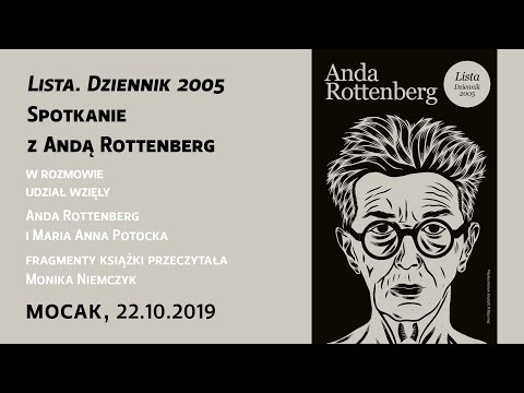 „Lista. Dziennik 2005”. Spotkanie z Andą Rottenberg i Marią Anną Potocką | MOCAK