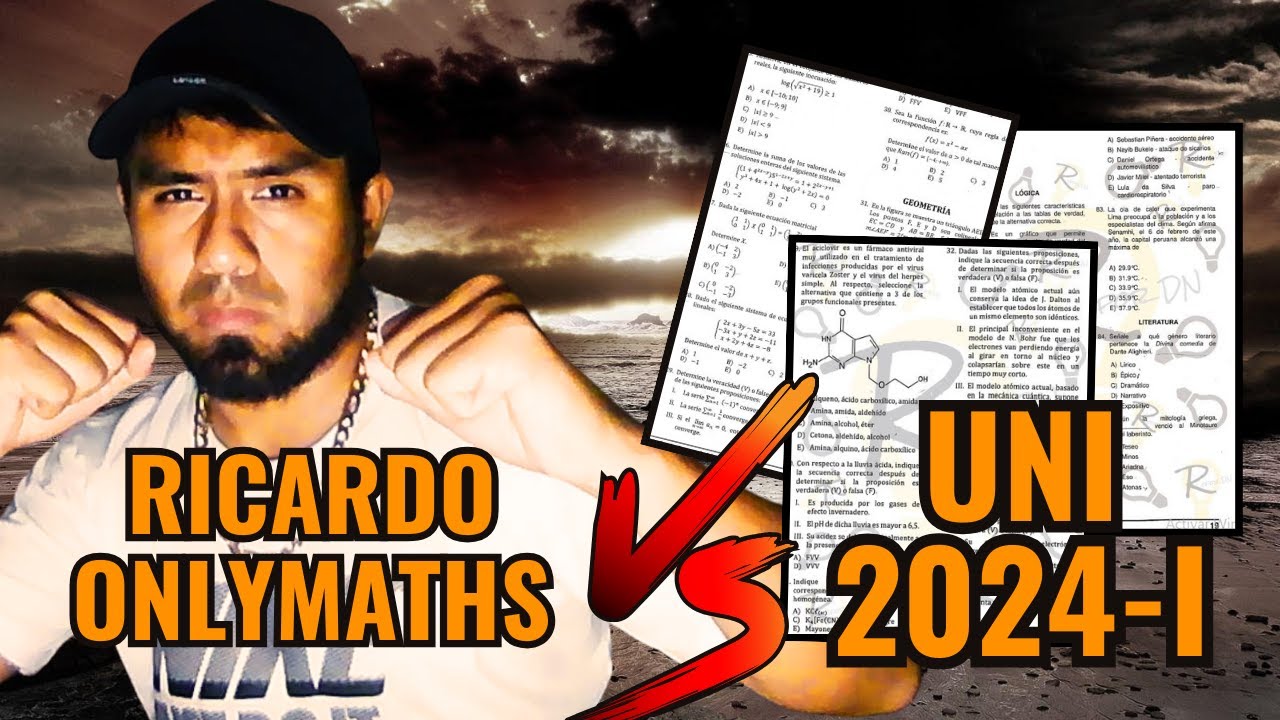 ¿PODRÉ RESOLVER LOS TRES EXÁMENES DE LA UNI? | UNI 2024-I