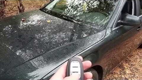 How to Roll Up and Down Windows /comfort window closing With Key Remote on Audi