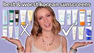 Testing 16 Korean Sunscreens ☀️ Anua, COSRX, Isntree, Tocobo, Round Lab, Some by Mi, Haruharu, Iunik