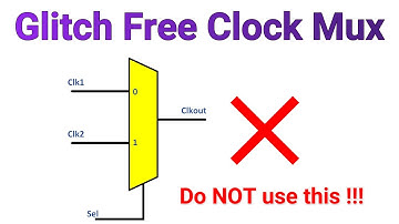 Glitch Free Clock Mux | Clock Mux | VLSI | What is Glitch Free Mux | GFCM | Circuit