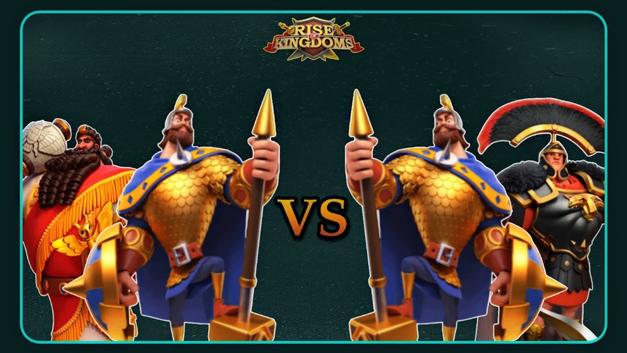 Charles Martel/Scipio Africanus VS Charles Martel/Sargon the Great - Rise of Kingdoms